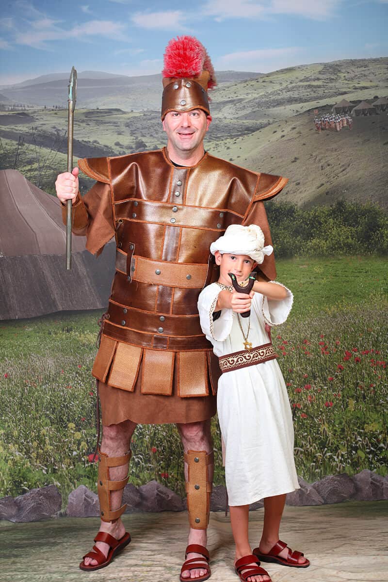 David and goliath costume